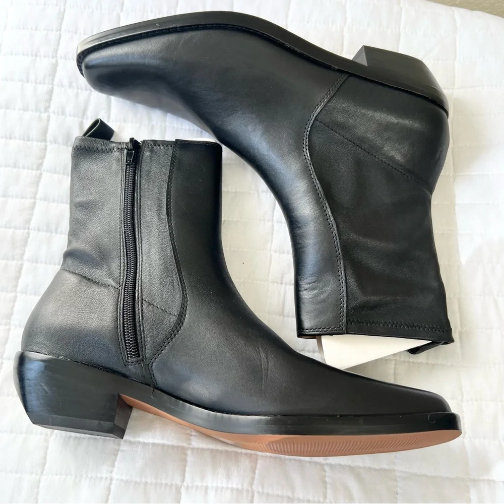 Madewell The Idris Ankle Boot in True Black Size 9 NWOB - Picture 10 of 10